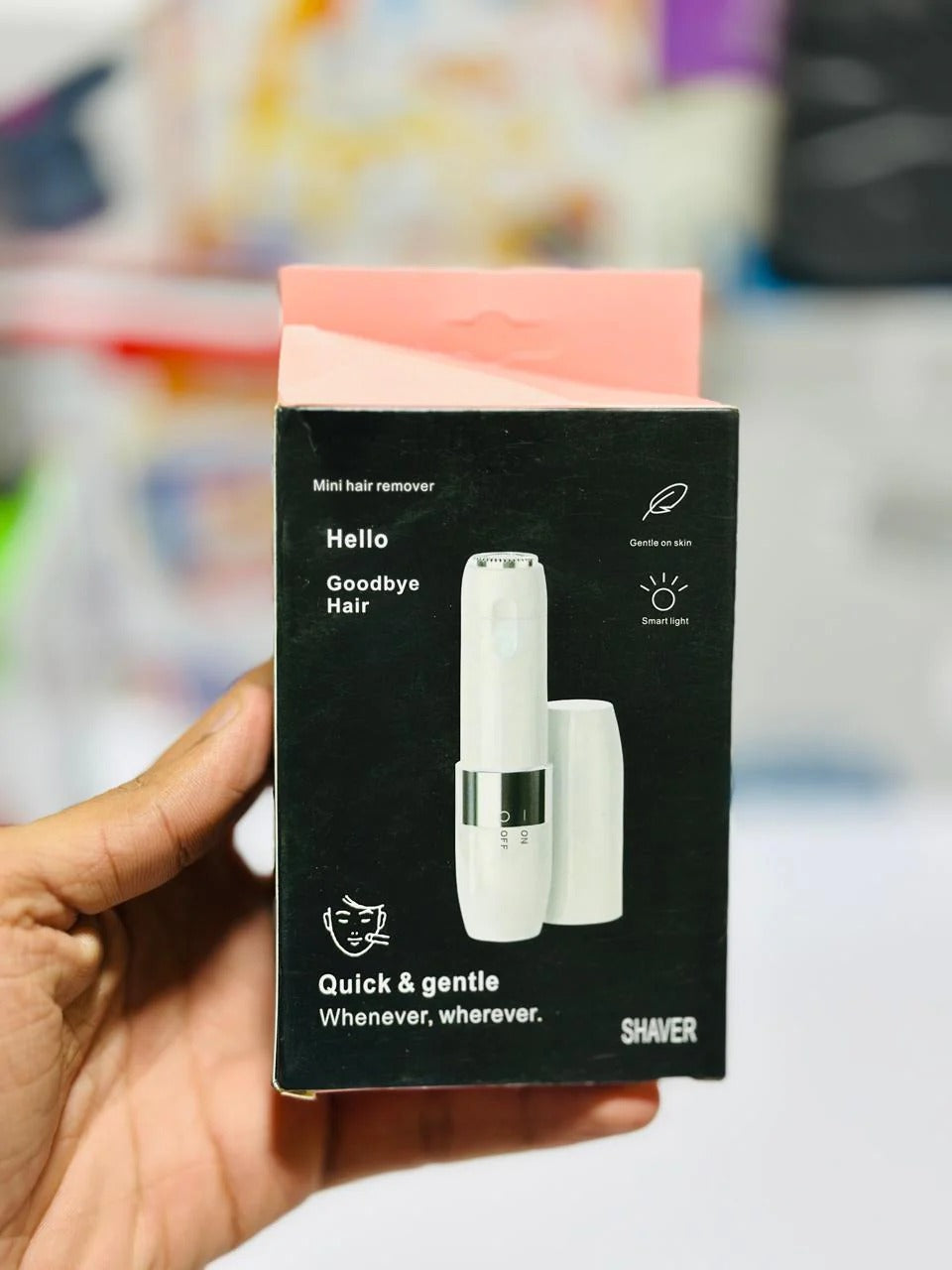 Braun Face Mini Hair Remover FS1000 – Electric Facial Hair Remover for Women with Smartlight