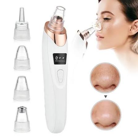 5-in-1 Facial Blackhead Remover | Rechargeable Pore Vacuum with 5 Interchangeable Heads