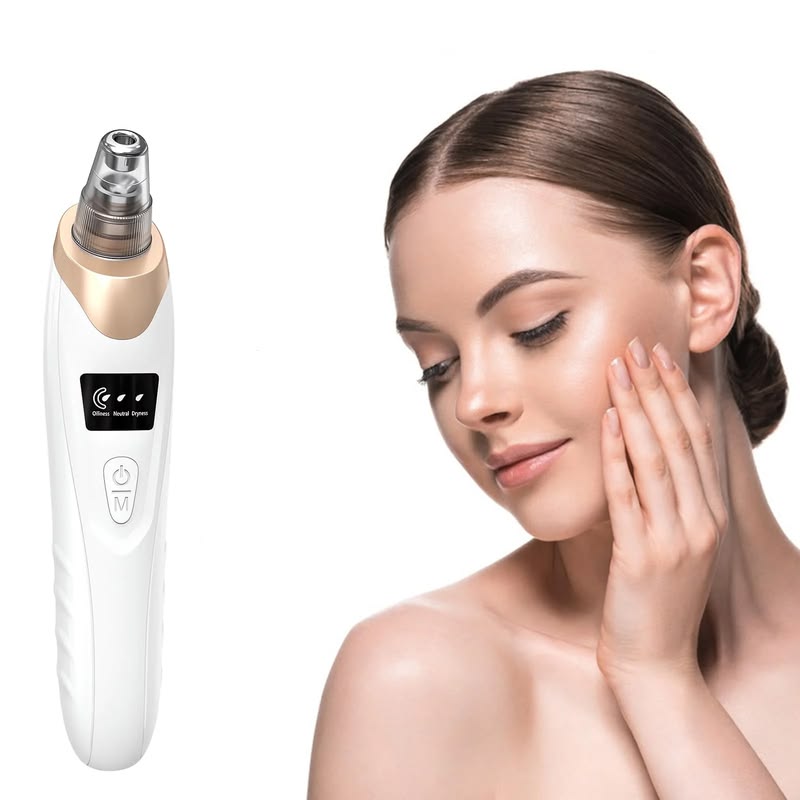 5-in-1 Facial Blackhead Remover | Rechargeable Pore Vacuum with 5 Interchangeable Heads