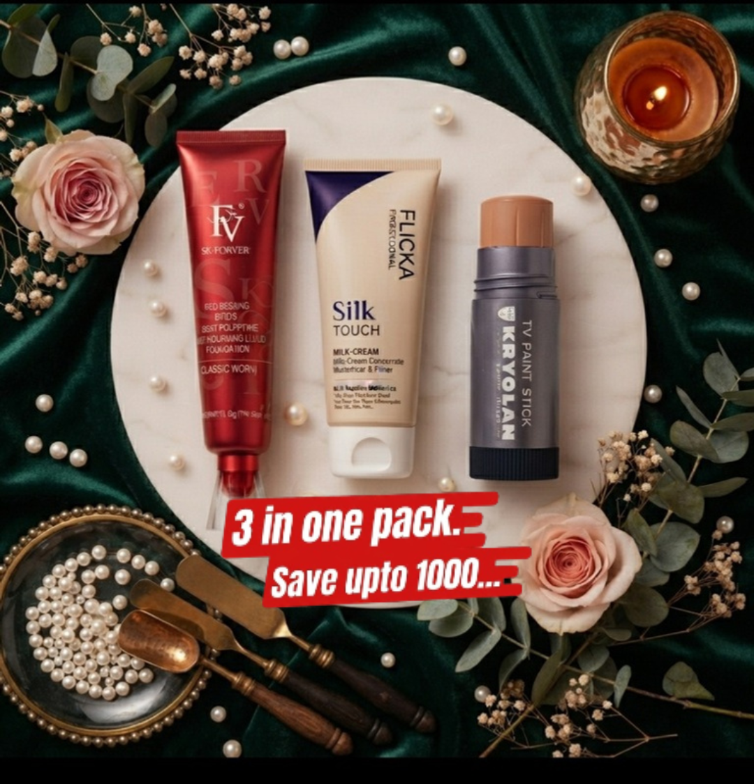 3-in-1 Professional Makeup Trio – Beauty Accessories for Flawless Daily Makeup Application