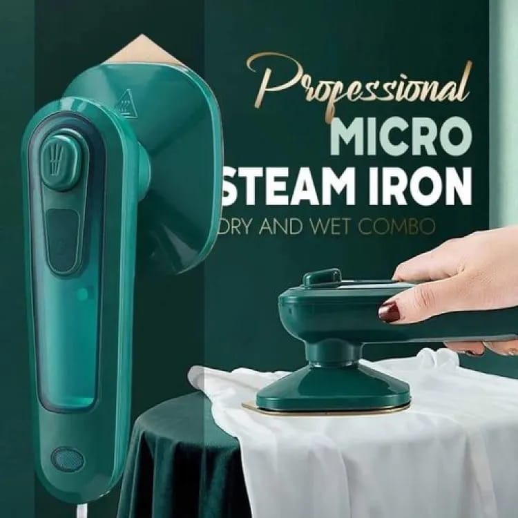 2-in-1 Portable Steam Iron – Travel Iron with Spray & Storage Case