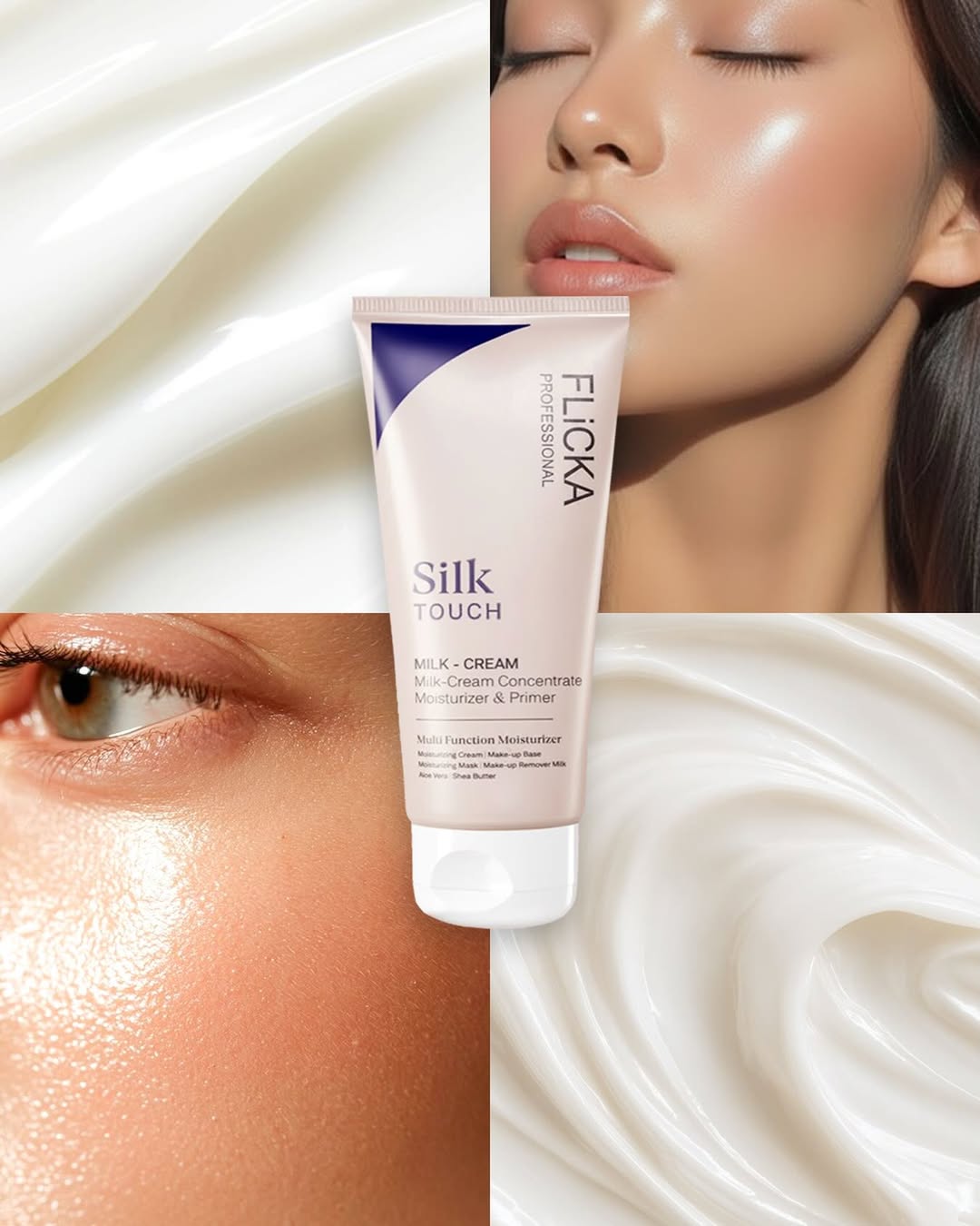 Flicka Silk Touch Milk Cream – Multi-Function Moisturizer & Primer