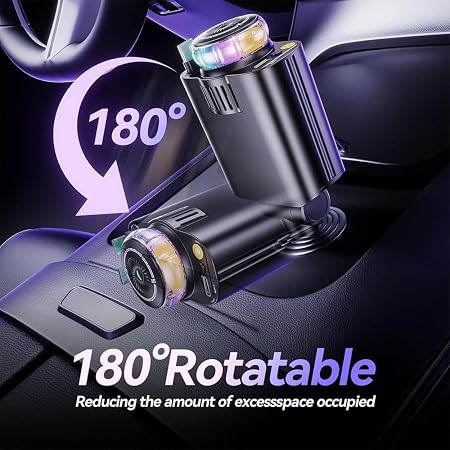 5-in-1 Car Charger with Ambient Star Light