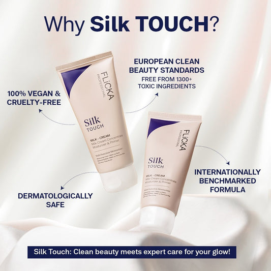 Flicka Silk Touch Milk Cream – Multi-Function Moisturizer & Primer